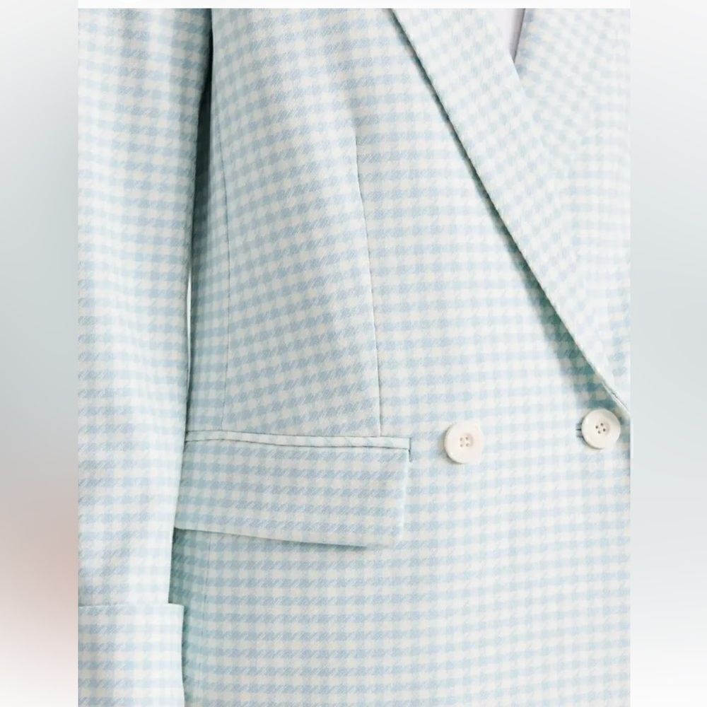NWT Alice and Olivia Justin Houndstooth-pattern Blazer - Picture 8 of 11